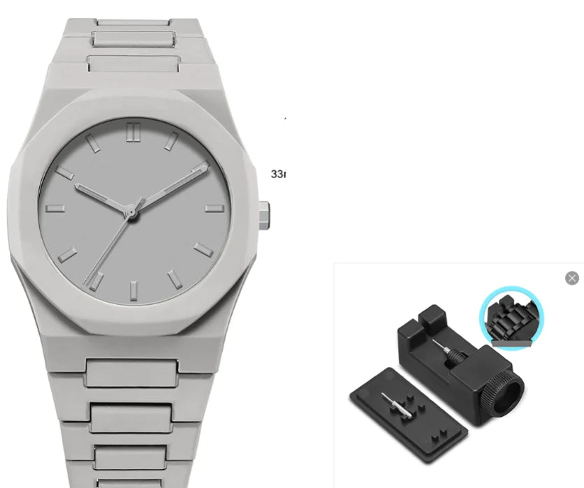 Phantom Black 41mm Quartz Watch by Jean Poedagar (One Set)