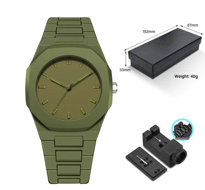 Phantom Black 41mm Quartz Watch by Jean Poedagar (One Set)
